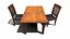 Alter Holztisch und Stuhl Low-Poly PBR