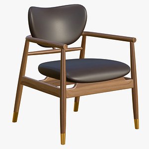 3D Wooden Dining Chair Modern