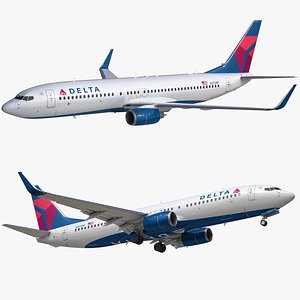 Boeing 737-800 Delta Air Lines 3D model