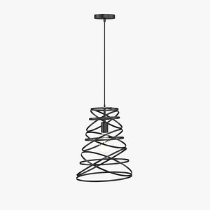 Elegant Lighting District Sybil Collection Pendant