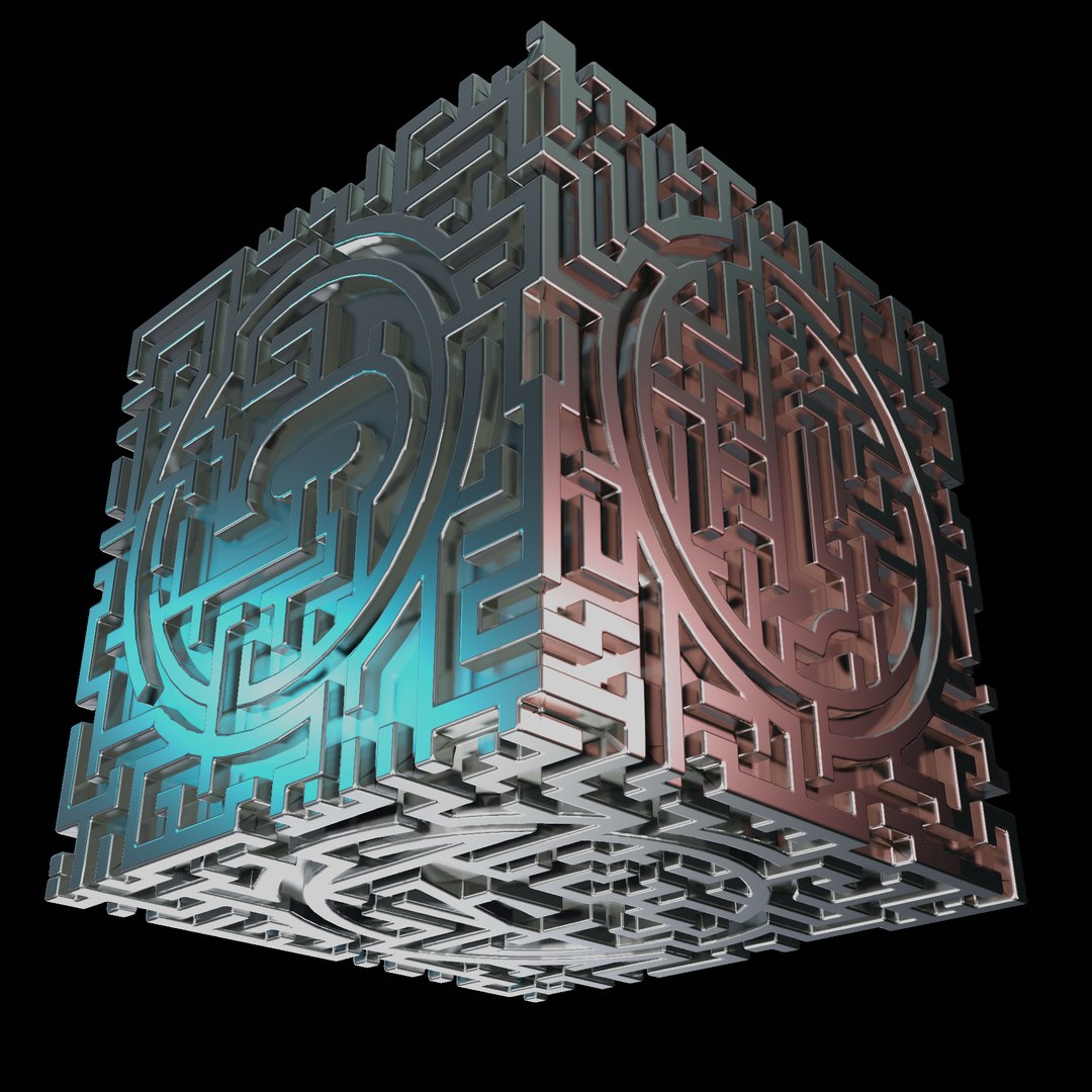 3D MODEL STL FILE CUBE LABYRINTH 2 3D Print Model 3D Model - TurboSquid ...