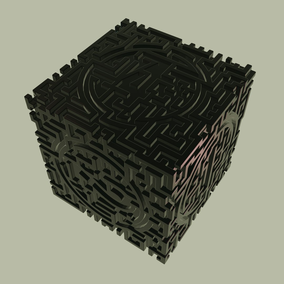 3D MODEL STL FILE CUBE LABYRINTH 2 3D Print Model 3D Model - TurboSquid ...