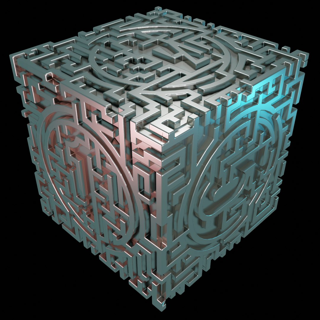 3D MODEL STL FILE CUBE LABYRINTH 2 3D Print Model 3D Model - TurboSquid ...