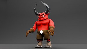 Stylized Demon Troll 3D model