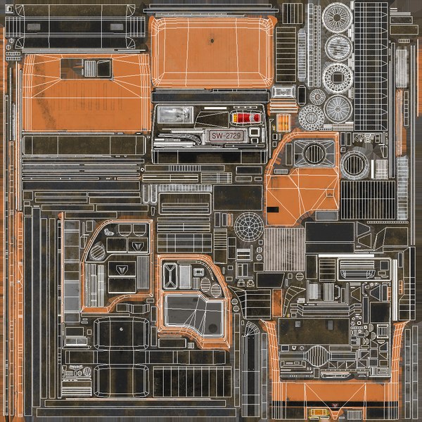 3D truck pack chassis - TurboSquid 1706907