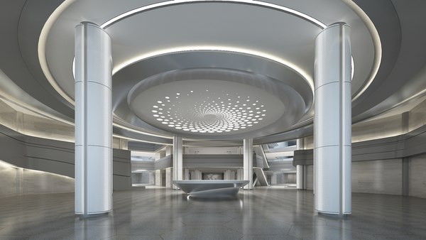 modelo 3d Modern Hall 54 - TurboSquid 2044548