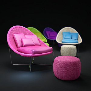 3d model nido-chair