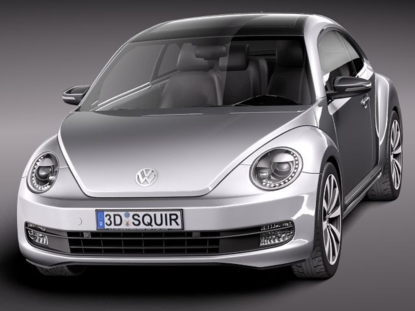 Volkswagen Beetle 2012 3d C4d