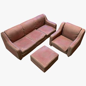 3D old sofa - ready