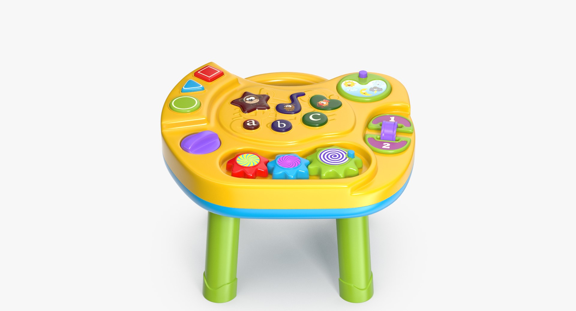 Interactive Children S Table 3D Model - TurboSquid 1294571