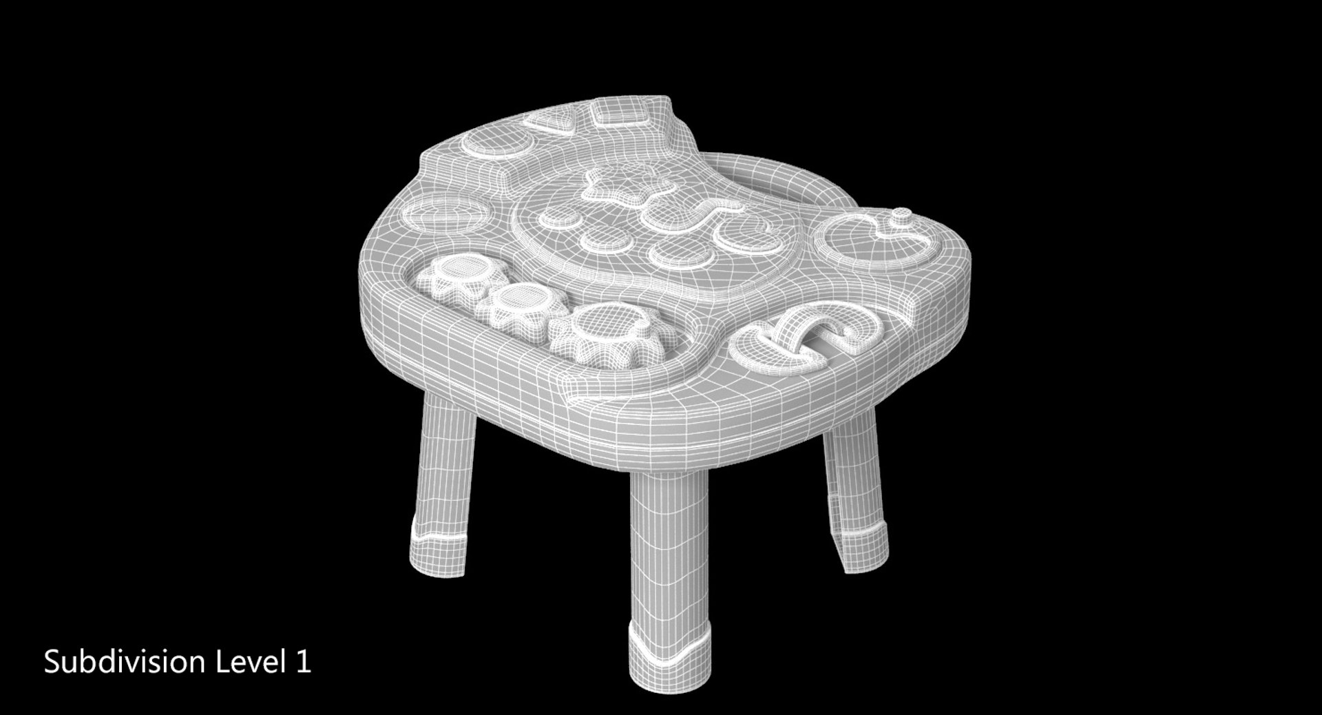 Interactive Children S Table 3D Model - TurboSquid 1294571