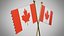 Bandeira de mesa do Canadá