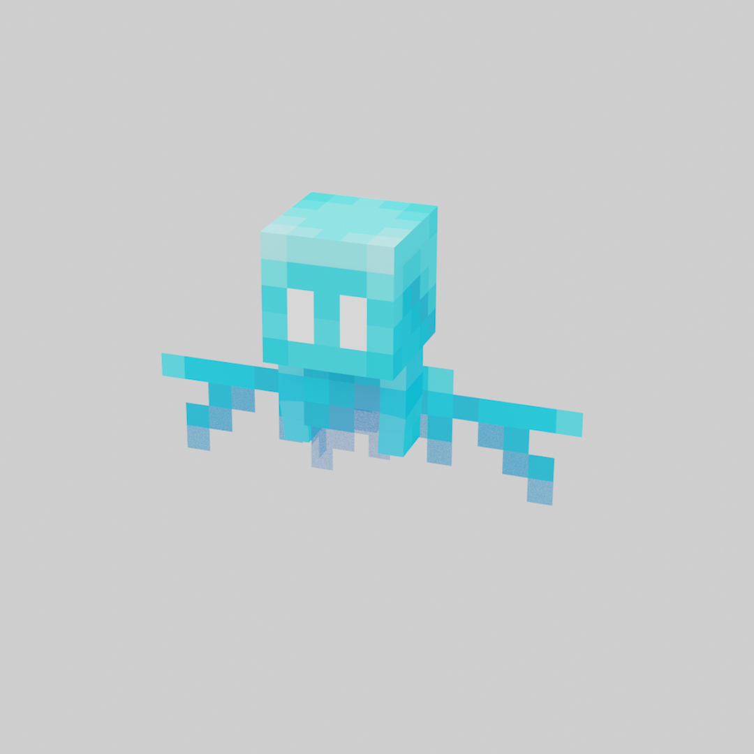 modelo 3d Minecraft Allay aparejado - TurboSquid 1975285