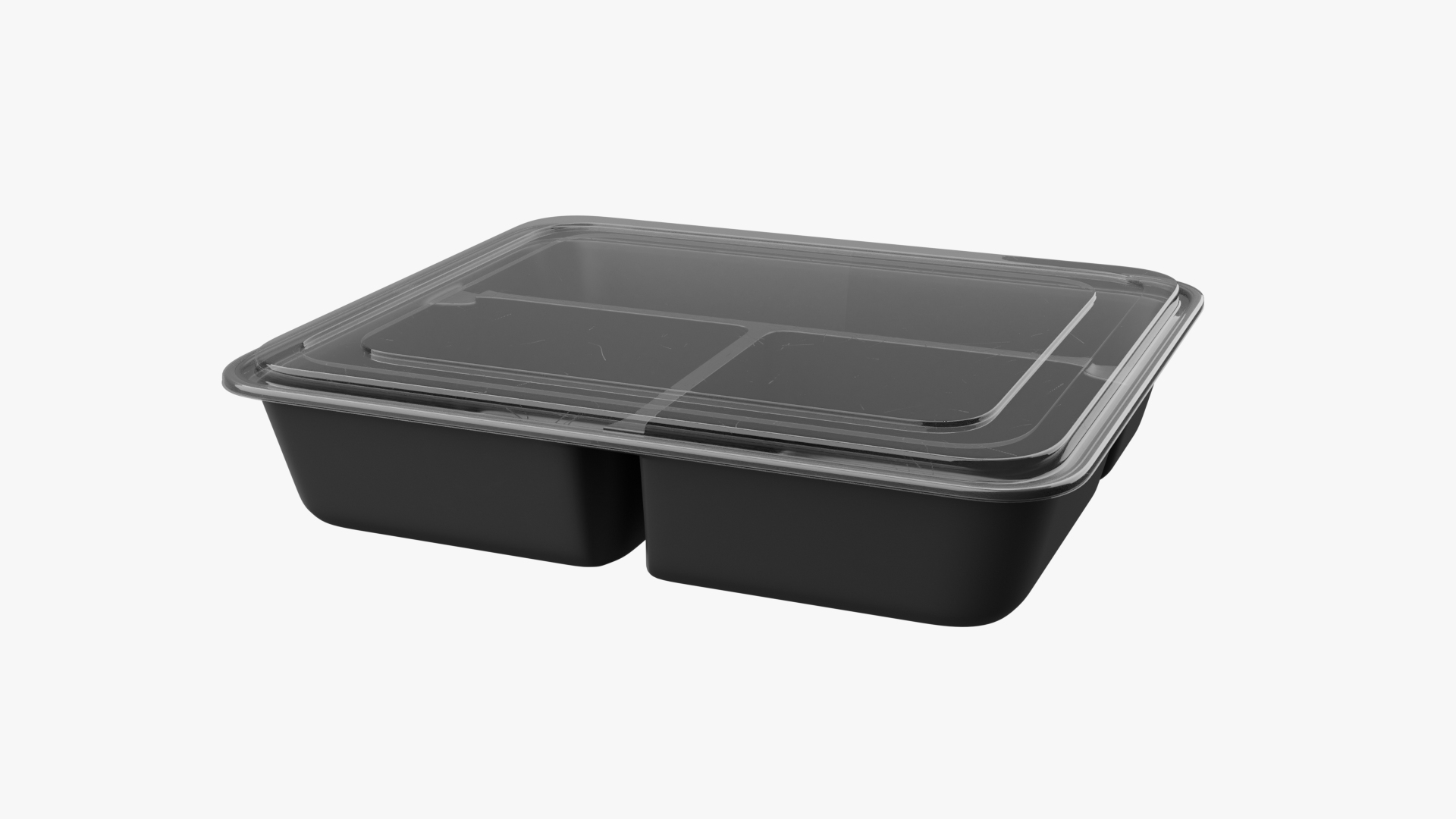 Meal Prep Containers - Disposable 3D model