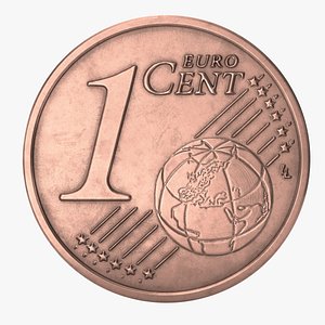 3D euro cent eur