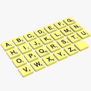Scrabble Letter Pieces