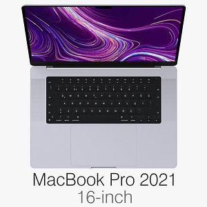 3D MacBook Pro 16-inch M1