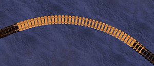 60 degree track 3D model