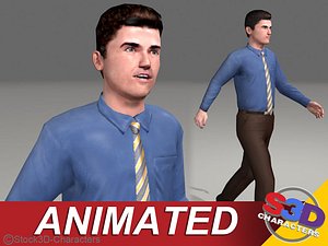 3d model of nathan business man