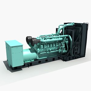 3D diesel generator