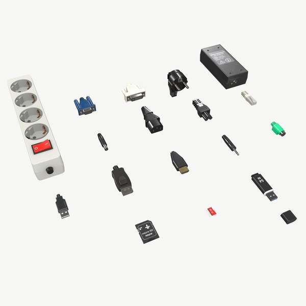 3d model connectors stereo