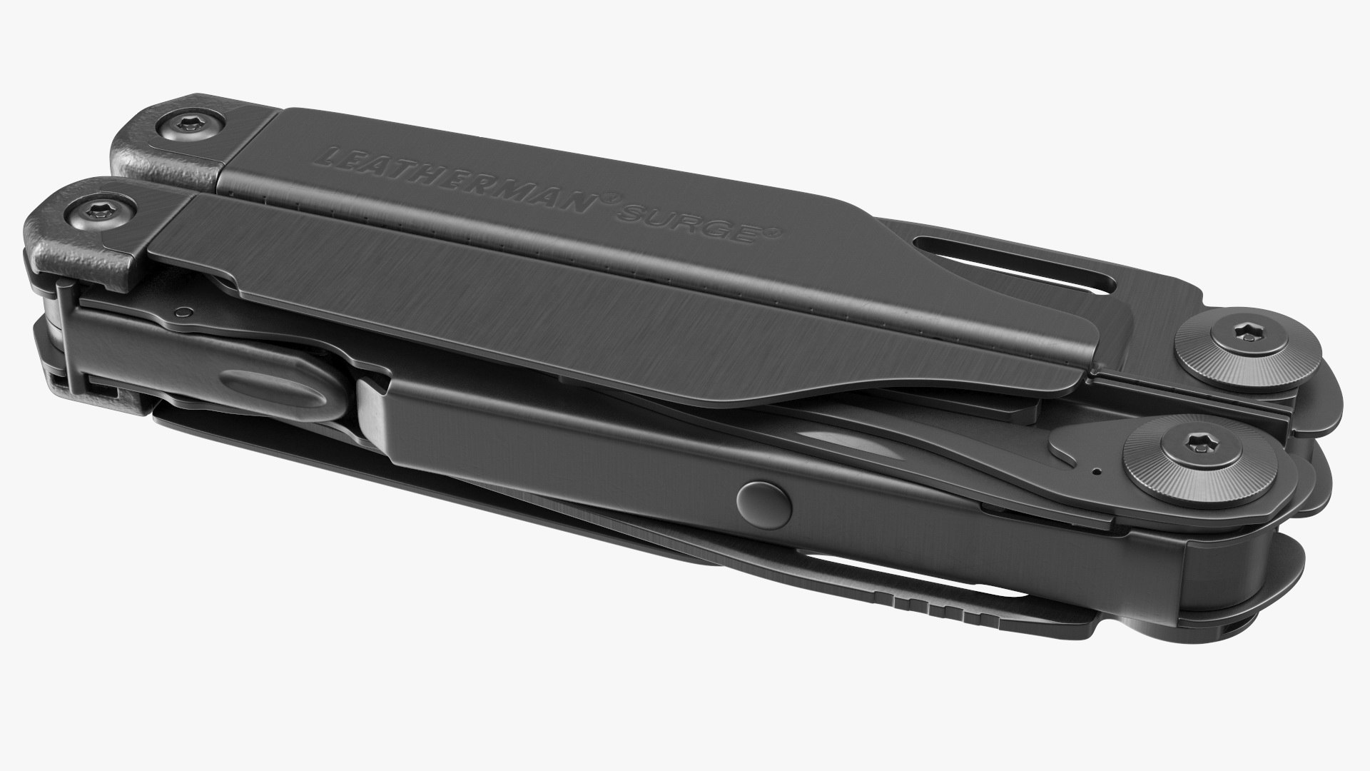 Leatherman Surge Multitool Black Closed 3D model preview