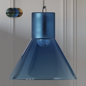 ceiling crowdyhouse funnel pendant 3D model