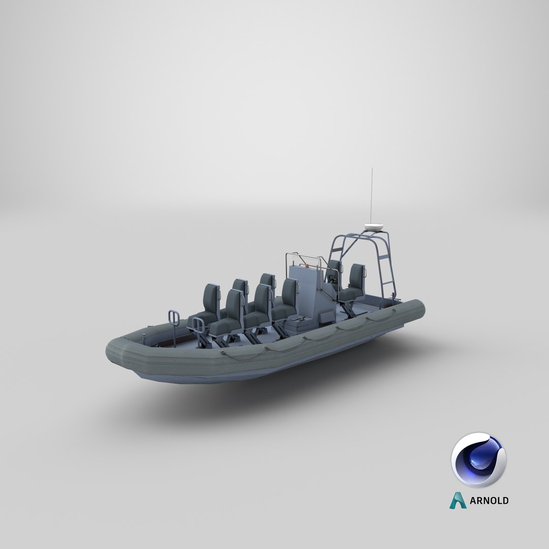 Rigid Rhib Boat Model - TurboSquid 1462090