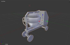 3ds cement mixer