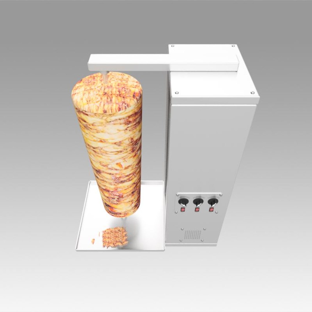 Modello 3D Macchina per doner kebab - TurboSquid 1345278