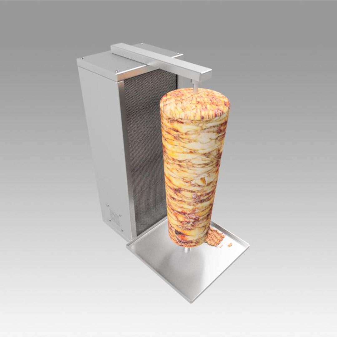 Modello 3D Macchina per doner kebab - TurboSquid 1345278