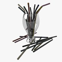 Glass Straws For Drinking In A Glass