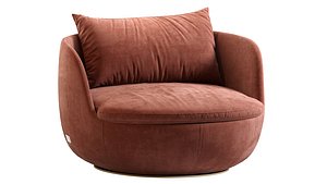 3D Bart Swivel Lounge Chair model