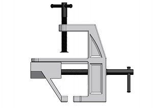 3D model Bench vise