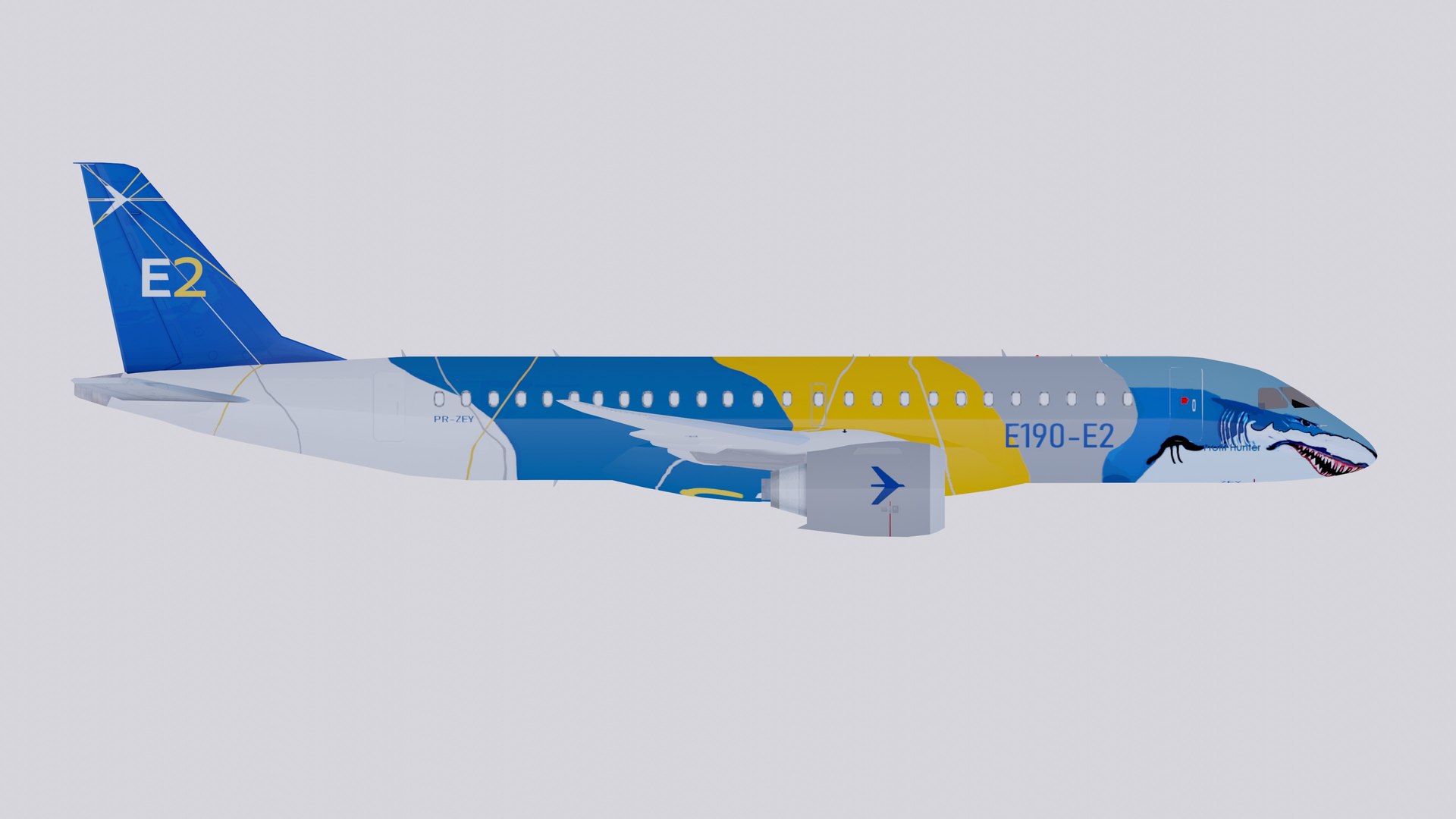 3D Embraer Color - TurboSquid 1574553
