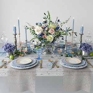 3D provance table setting