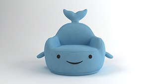 Blue Whale Kids Chair
