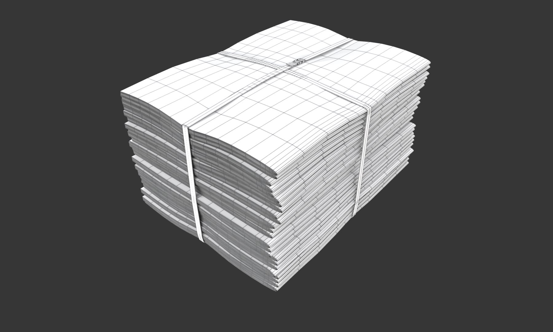 Folded Newspapers Stack 3D model https://p.turbosquid.com/ts-thumb/Rh/S7UX8L/oy/wireframe01/png/1747028812/1920x1080/fit_q87/7ea3c428ca59b76164b54a2128c96553503c246f/wireframe01.jpg