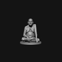 Statue Sculpture of Shree Swami Samarth STL for 3D Printing