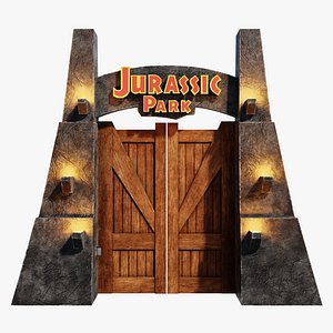 jurassic park gate model
