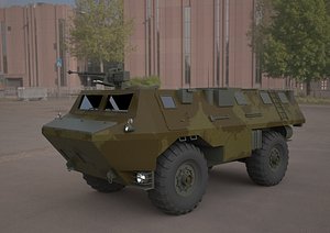 VAB VTT 4X4 military vehicle 3d model 3D model