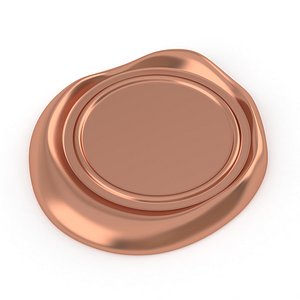 3D Wax seal Copper