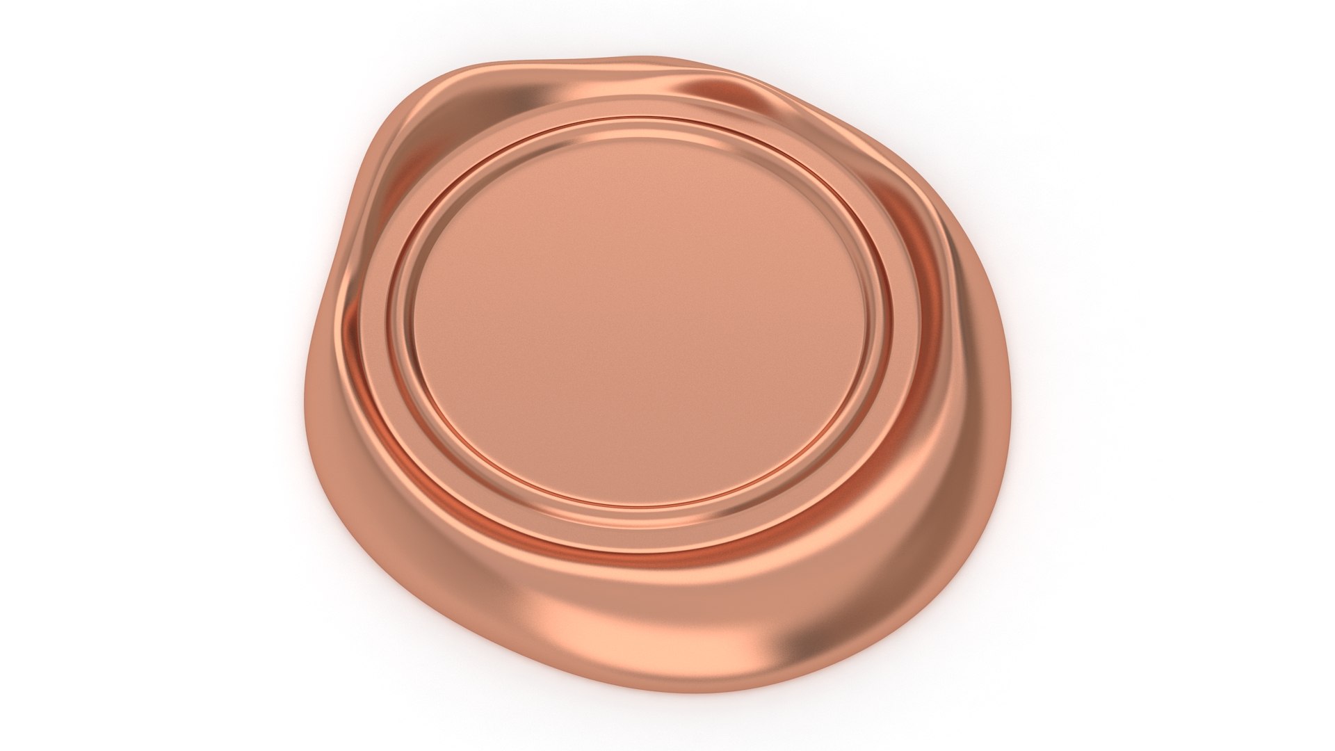 3D Wax Seal Copper - TurboSquid 2371235