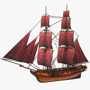 Caribbean ship Brig 17th century ILEA