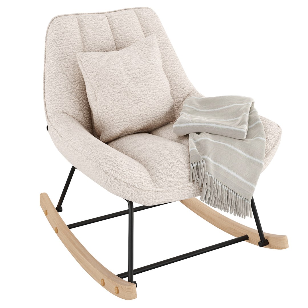 3D Rocking Chair Marlina - TurboSquid 1855068
