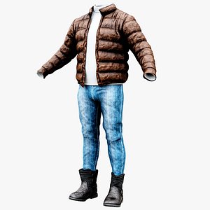 3D model Streetwear Parametric Outfit
