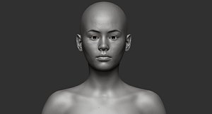 Realistic Phillipinese Woman Sculpt Zbrush 3D model