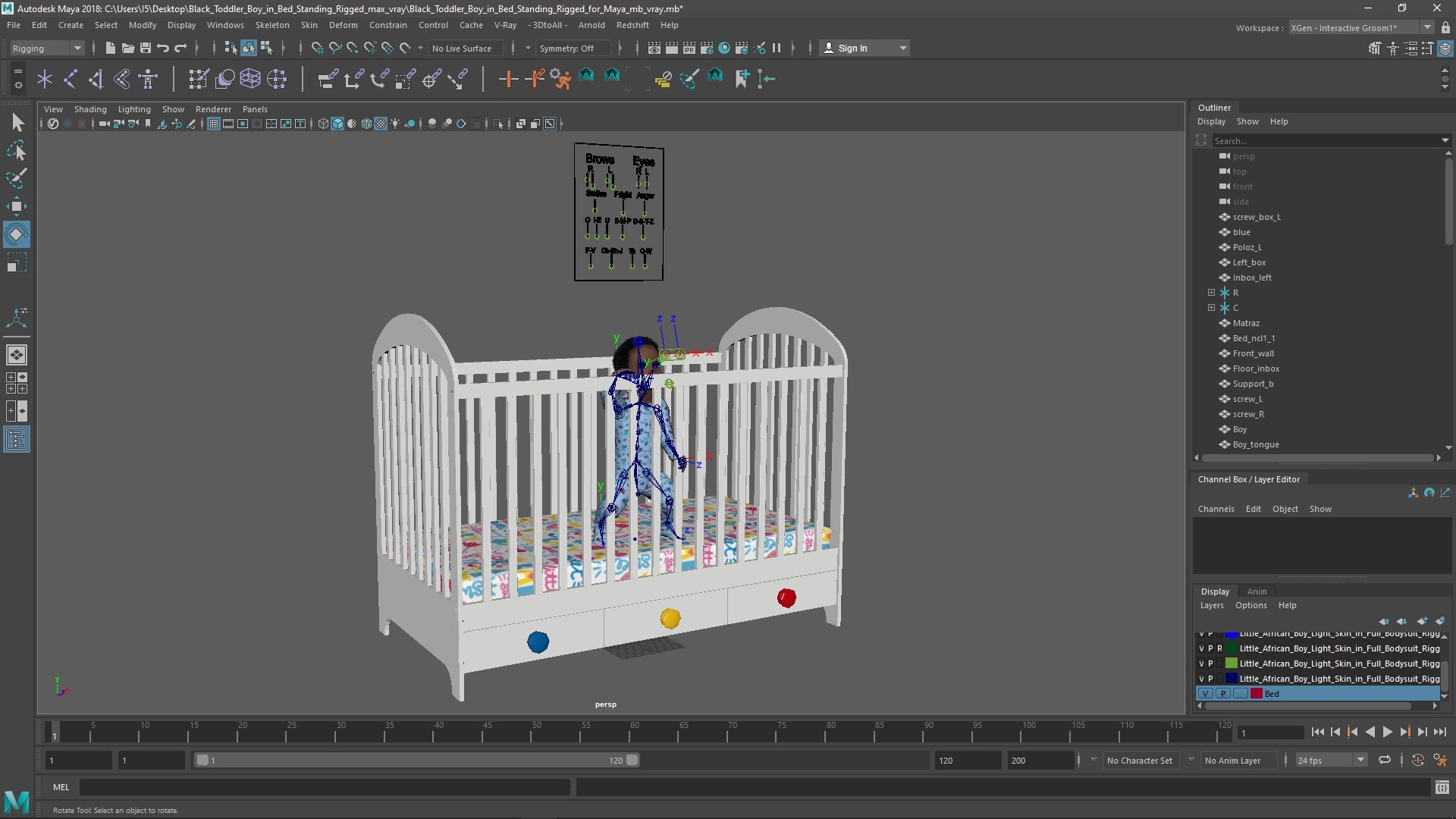 Black Toddler Boy in Bed Standing Rigged for Maya 3D https://p.turbosquid.com/ts-thumb/Rh/zVP5ko/Ti/black_toddler_boy_in_bed_standing_rigged_for_maya_006/jpg/1738914677/1920x1080/fit_q87/c1d7a0fdb2a6c731b6572251e8a0fe137f118166/black_toddler_boy_in_bed_standing_rigged_for_maya_006.jpg