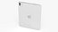 3D IPad Pro 2024 11 Inch Silver Turned Off model