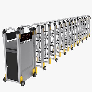 3D Trackless Retractable Gate